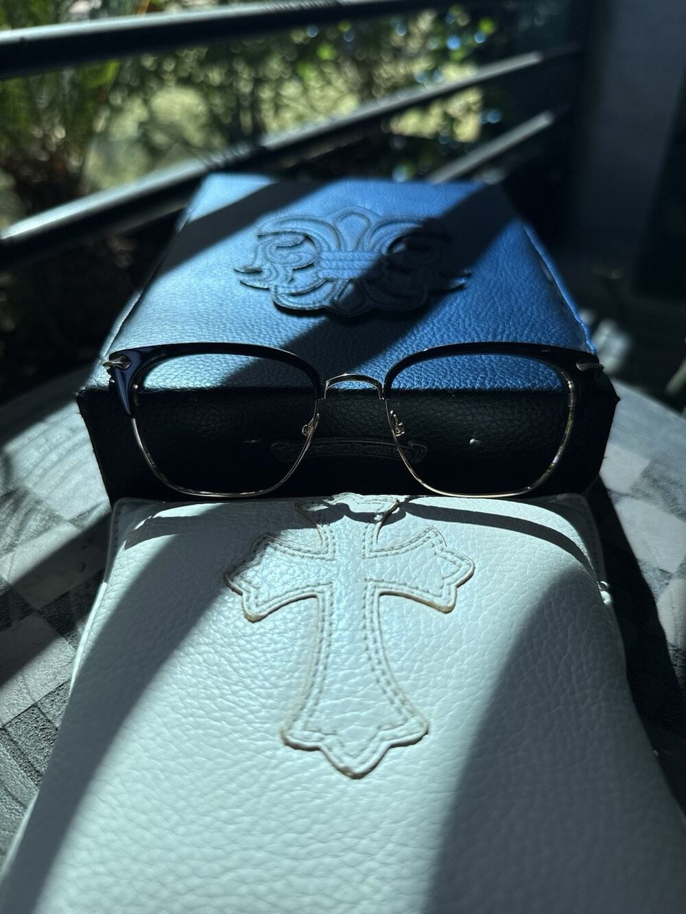 Chrome Hearts SLUNTRADICTION 52 Face Front 18K Gold Plated Authentic Replacement